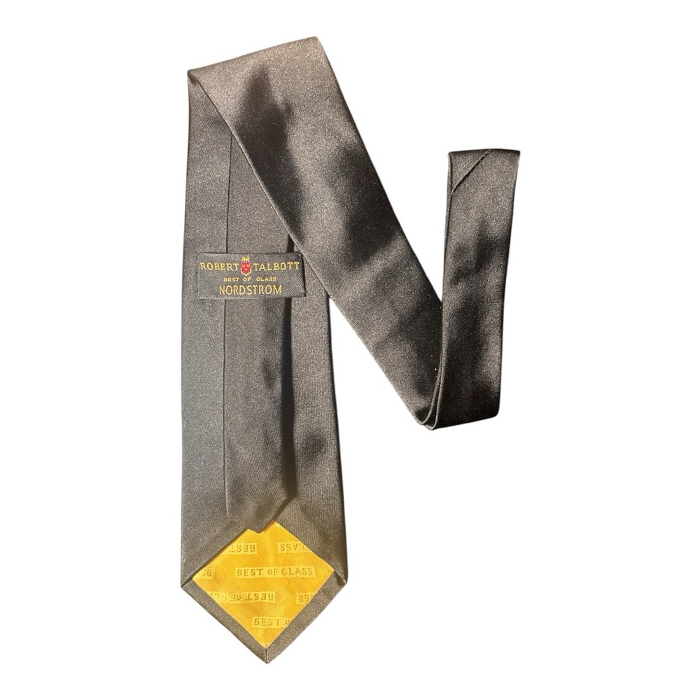 Robert Talbott Elegant Black Silk Tie